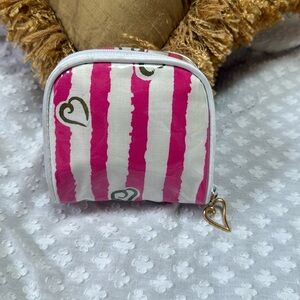 Vintage Victoria’s Secret Small Zip Around Cosmetic Makeup Bag